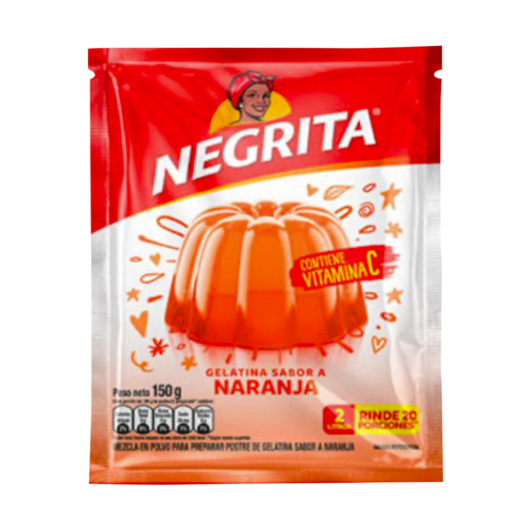 Negrita Gelatina de Naranja x 150 gr.