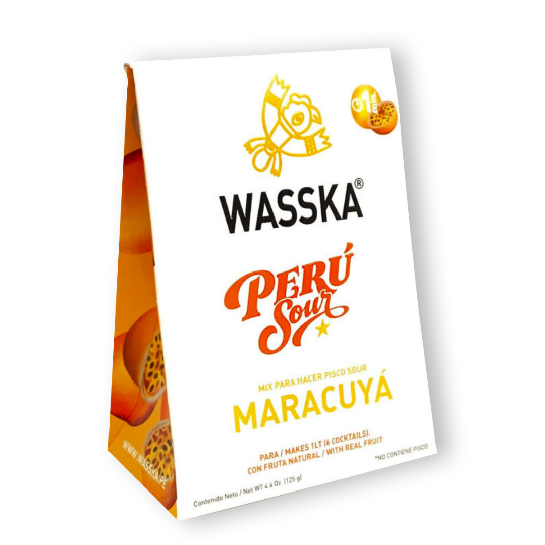 Wasska Perú Pisco Sour Mix Maracuyá x 4.4 oz.
