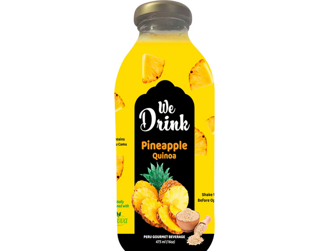 We Drink Pineapple Quinoa Drink x 16 oz.