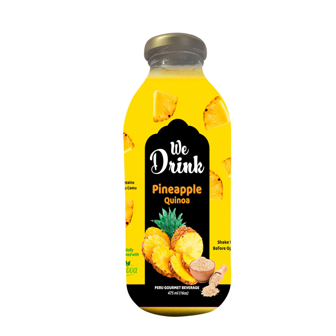 We Drink Pineapple Quinoa Drink x 16 oz.