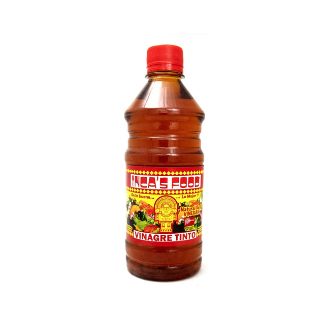 Inca's Food Vinagre Tinto (Natural Red Vinegar) 500 ml. /16.9 oz.